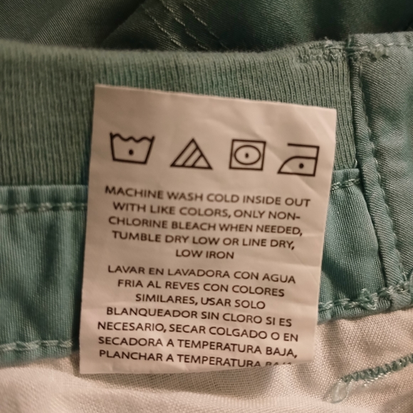 Riders By Lee Womens Skimmer Length Cargo Size 12m Aqua - Picture 9 of 9